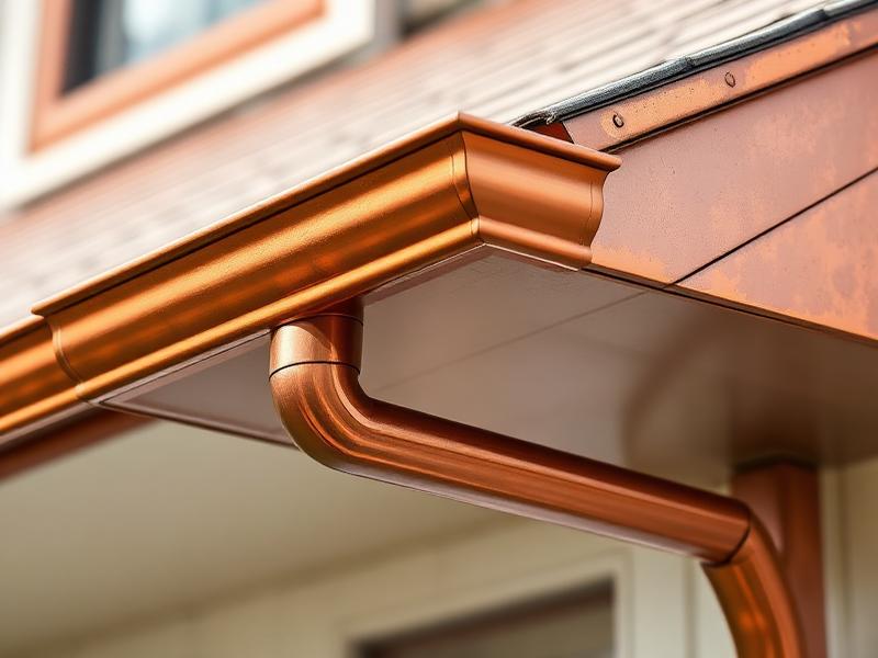 Copper gutters